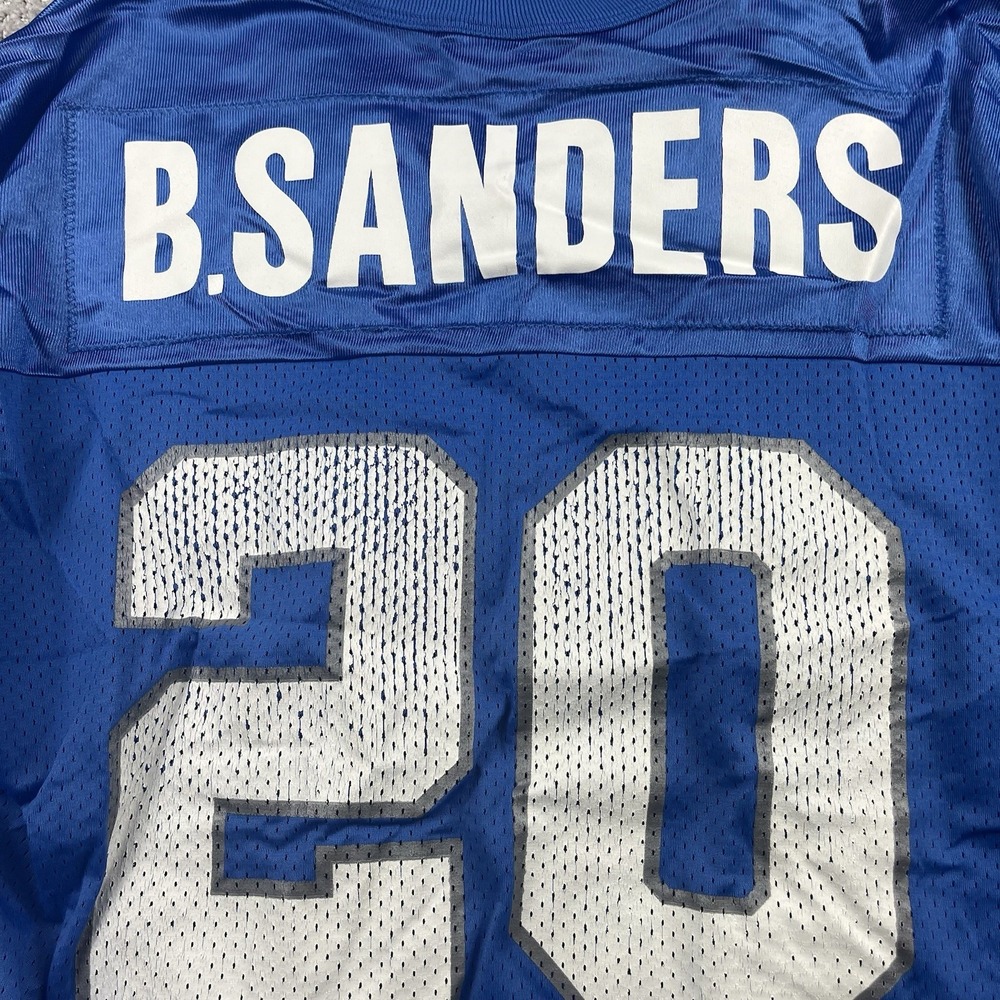 Vintage Detroit Lions Barry Sanders Champion Jersey #20 NFL Football Men’s 48 - Picture 9 of 9